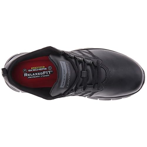 skechers for work women's sure track erath athletic lace slip resistant boot