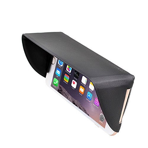 TFY Universal Phone Sun Shade & Glare Visor Shield for iPhone 6 / 6S Samsung Galaxy S6 S6 edge S7 and Other 4.5 Inch to 5.2 Inch Smartphones