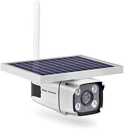 Outdoor Solar Security Camera, 3G/4G SIM Card GSM Network Supported 2.0 MP 1080P IP Camera with Two-Way Audio, Motion Detection, Activity Alert, Weatherproof - Ios, Android App