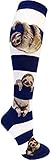 ModSocks Women's Sloth Stripe Knee High Socks (Fits Most Women Shoe Size 6-10)