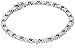 Amazon Collection Platinum-Plated Sterling Silver Cubic Zirconia and Created Blue Sapphire Tennis Bracelet, 7.25”