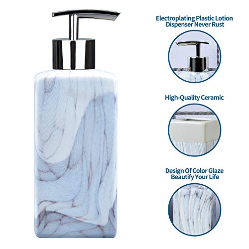 Fimary Ceramic Bathroom Accessories Set Grey Including 4 Piece