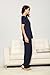 Latuza Women's V-neck Sleepwear Short Sleeves Top with Pants Pajama Set