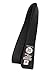 Ronin Deluxe Cotton Black Belt for Karate, Judo, Tae Kwon Do, Aikido, Jujitsu Martial Arts