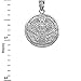 925 Sterling Silver Reversible Irish Blessing Pendant Necklace
