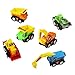 jerryvon Toy Cars Mini Pull Back Vehicle Toys for Egg Fillers Assorted Race Car Construction Trucks Excavator Toy Play Set Party Favors for Kids, 12 PCS