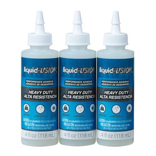 Aleene's Liquid Fusion Heavy-Duty Glue 3-Pack Bundle, Maximum Strength, NonToxi…