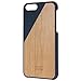 Native Union CLIC Wooden case for iPhone 6/6S - Handcrafted Real Wood Protective Slim Case Cover (Marine)