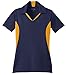 Sport-Tek Women's Side Blocked Micropique Sport Wick Polo XXL True Navy/Gold