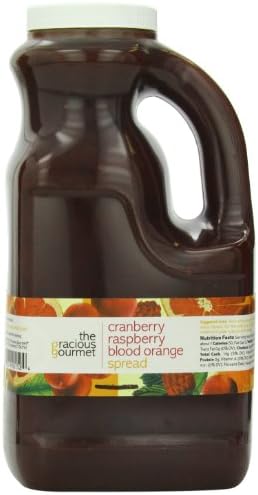 The Gracious Gourmet Cranberry Raspberry Blood Orange Spread, 152 oz