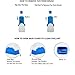 Lint Brush Pet Hair Remover - Reusable Cat Hair Removal Pet Hair Remover for Furniture Clothes Sturdy Handle Dog Lint Brush with Self-Cleaning Base (Upgrade Version Red)