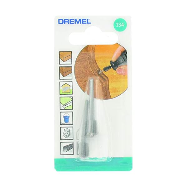 Dremel 134 Hochgeschwindigkeits-FrÃ¤ser - ZubehÃ¶rsatz fÃ¼r Multifunktionswerkzeug mit 2 FrÃ¤sern Ã 7,2mm zum Gravieren, Schnitzen und FrÃ¤sen in Holz, Kunststoffe, Leder, Ziegelstein, Plexiglas u.v.m. – Bild 5