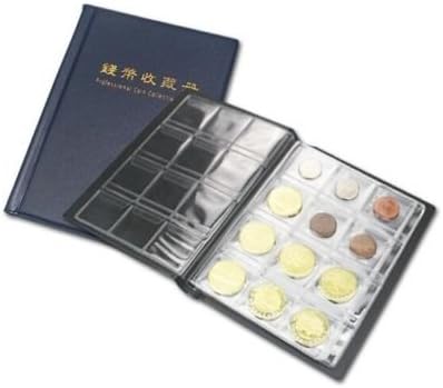 Coin Collection Storage Holder Money Penny Album Book Pockets 120 coins