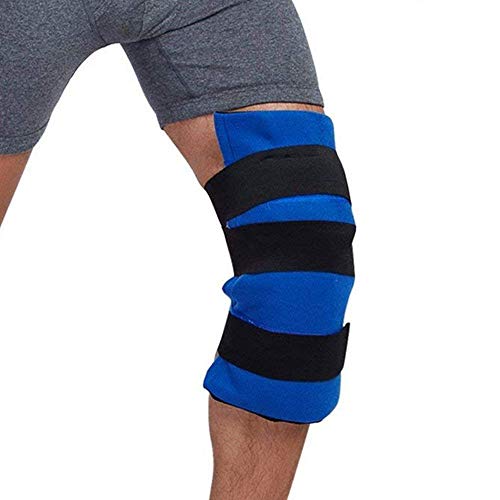 WORLDBIO Large Gel Ice Pack & Wrap for Injuries Reusable, Hot Cold