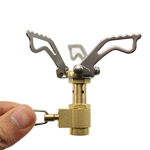 Hongxin ltralight Portable Outdoor Backpacking Camping Stoves with Piezo Ignition,Outdoor Fold Camping Oven Gas Stove