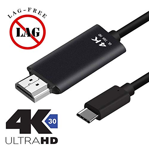 MHL HDMI Adapter HDTV Cable for Android Devices Samsung Galaxy S9 S10 Plus S8 Note 8 LG G5 Moto Z2 Play USB Type C Phone MacBook to TV Monitor Projector - Upgraded 4K 30FPS HD Video Digital Converter