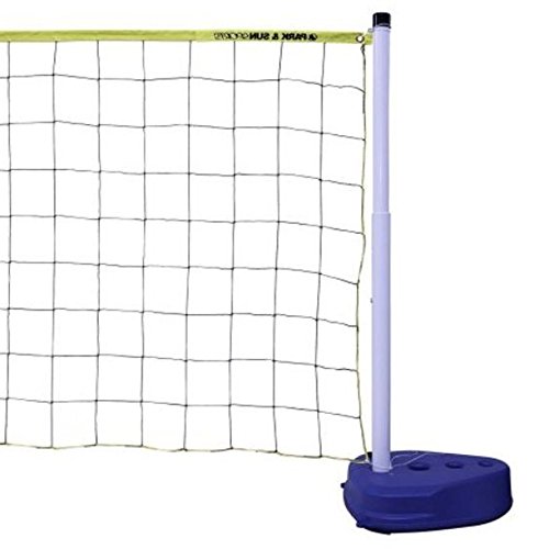 Inground Pool Volleyball Set Above Ground Swimming Pool In Deck Water Volleyball Portable Backyard Outdoor Net And Stand Set & Eboo by Easy2Find.