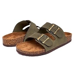 Nautica Men's Double Buckle Slide-Comfort
