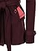 RubyK Womens Double Breasted Pea Coat Jacket with Pockets