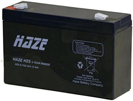 Haze - HZS06-12 - 6v 12ah Alarm Battery