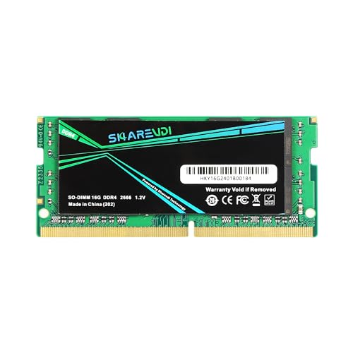 DDR4 8GB-2666 PC4 19200S CL19 SODIMM 1.2V 260ピン非ECC SODIMMのラップトップのノートパソコン小型コンピュータRAMの記憶モジュールの容易な改善 (DDR4-16GB)