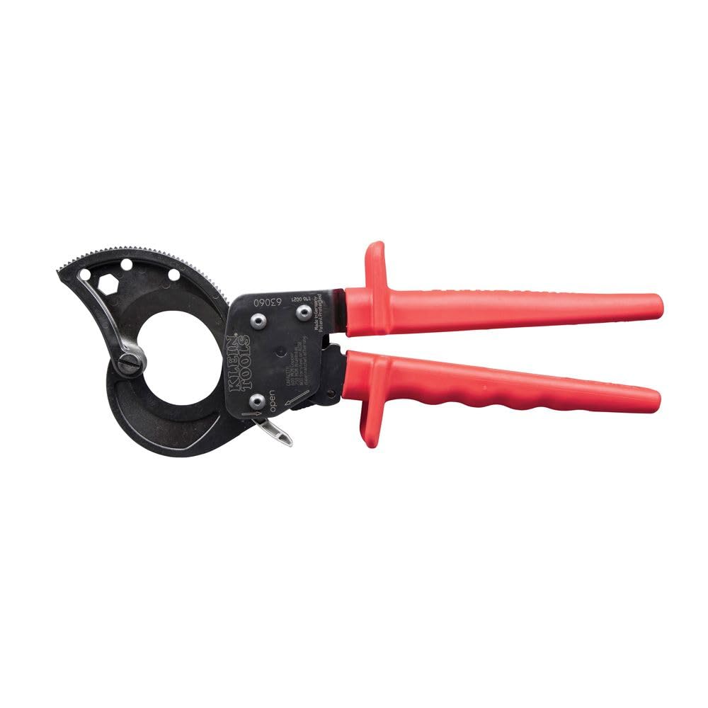 Klein 63060 Ratcheting Cable Cutter, Red