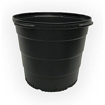 Amazon.com: 15 Gallon Round Nursery Trade Pots (5 Pack, Black): Garden ...