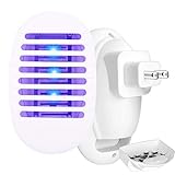 NERH Bug Zapper - Electronic Mosquito Killer & Trap Insect Killer Lamp Indoor - Plug in Mosquito Zapper Portable Home Electric Insect Trap Eliminates Most Flying Pests(2 Packs)