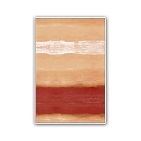 Framed Canvas Wall Art Abstract Color Block Canvas Prints Home Artwork Decoration for Living Room,Bedroom - 16x24 inches
