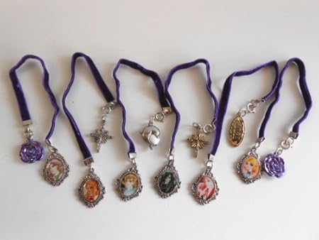 Amazon ガラスの仮面 紫のブックチャーム レア 入 フル 6種 北島マヤ全6種 1 北島マヤ 紫のバラ 2 速水真澄 紫の カプセル玩具 おもちゃ