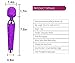 Water Resistant 10 Powerful Multi-Speed Cordless Power Wand Massager Vibrators For Women Rechargeble Waterproof Personal Wireless (purple)