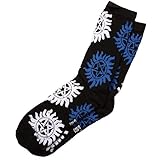 Supernatural Pentagram Toss Crew Sock