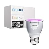 Philips 456673 Hue White and Color Ambiance PAR16 Dimmable LED Smart Spot Light - Compatible with Alexa Apple HomeKit, and Google Assistant (Renewed)