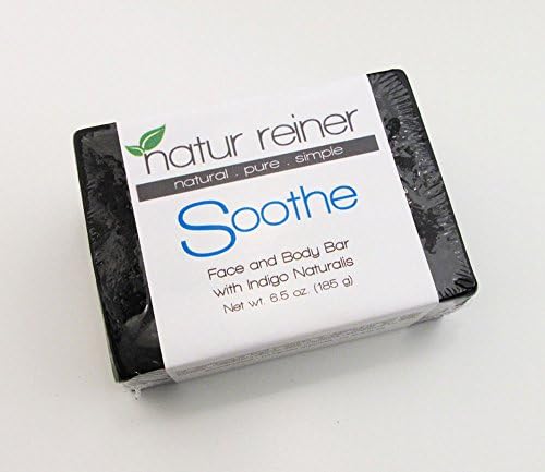 Soothe Bar with Indigo Naturalis | Psoriasis Eczema Soap | Small 2oz.
