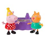 Zoofy International Peppa Pig - Peppa & Candy Cat Birthday Party Play Set