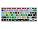 XSKN Ableton Live Shortcuts EU US Common Layout Silicone Keyboard Skin Cover for 2015 and Earlier Released MacBook Air 13 Inch MacBook Pro 13 15 17 Inch