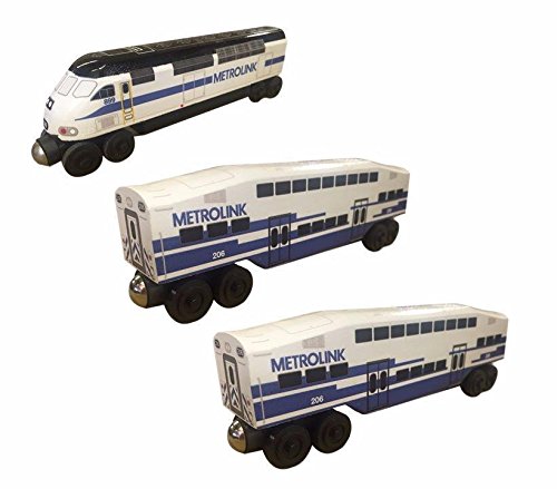 NEW! 2017 LA Metrolink MP-36 3 pc. SET by Whittle Shortline Railroad