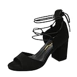 HYIRI Fish Mouth High Heel Cross Shoes，Womens
