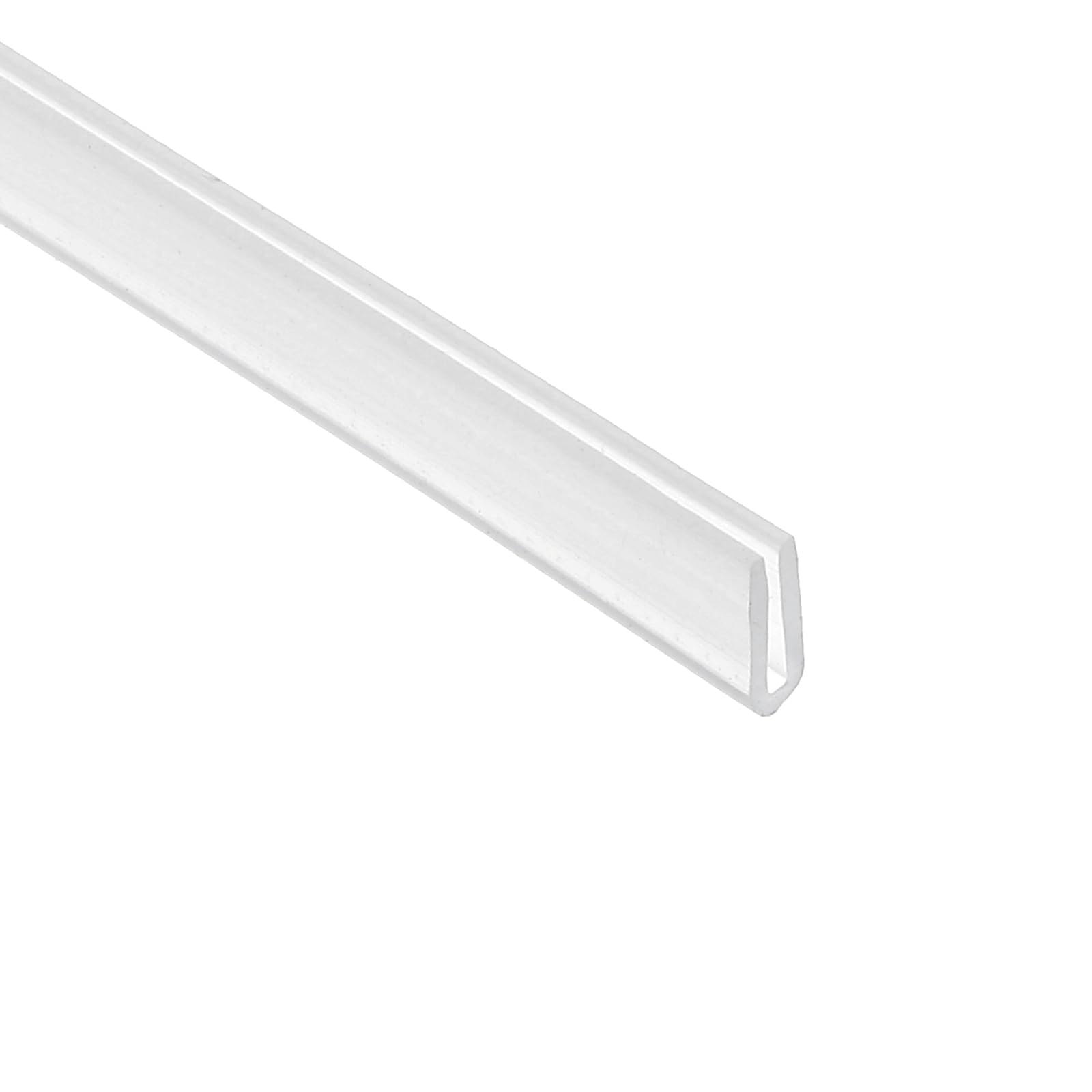 Photo 1 of PATIKIL U Channel Edging Trim, 8m Sheet Metal Edge Guard Protector Rubber Edge Trim Air Sealed Seal Strip for Panels Car Doors Steel Plates, 1mm Slot, Fits 0.5-1mm Edge, 8x1x3mm