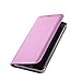 Samsung Galaxy S8 Case Flip Cover Wallet with card slot Full Body pu Leather in Pink Slim Thin Hard