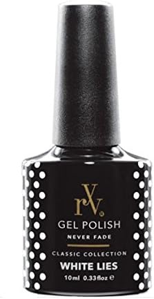 RYV Gel Nail Polish Colour for Gel Nails - White Lies | Classic Collection | Soak Off UV LED | 10ml | Buy Any 3 Colours get 1 Free