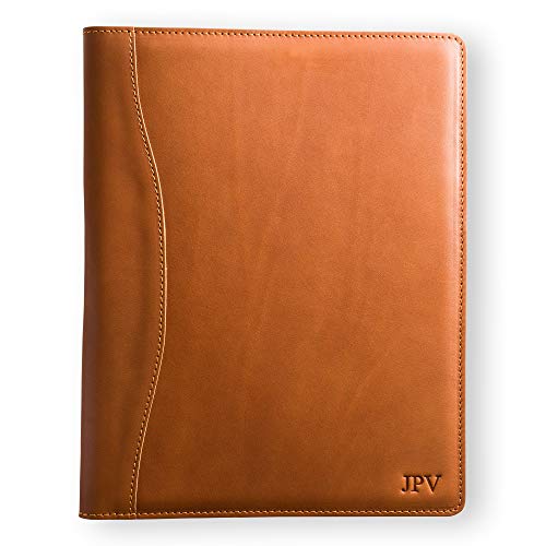 Personalized Leather Padfolio Legal Pad Folio Organizer Customized