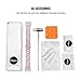 Oitom Stainless Steel Bands Compatilbe with Fitbit Charge 2,Premium Stainless Steel SS Metal Replacement Watch Band Strap for Smart Fitness Watch(Sakura Pink)