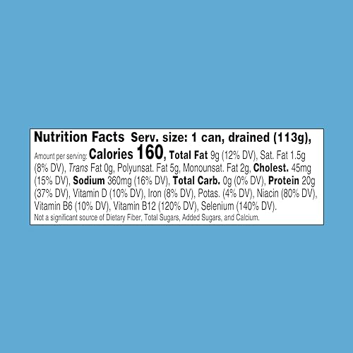 STARKIST CHUNK LIGHT TUNA IN OIL, 5 OZ (12 PACK) CANNED TUNA FISH, WILD CAUGHT, GLUTEN FREE, READY TO EAT, PERFECT FOR SALADS, KETO MEALS AND SNACKS, WITH 20G PROTEIN & 90 CALORIES PER SERVING