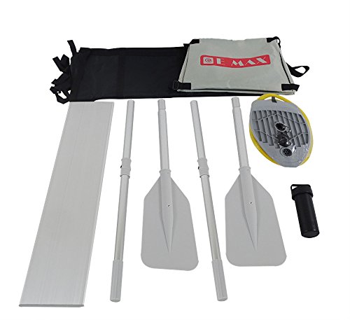 E-MAX-Inflatable-Boat-Valmex-PVC-Recreational-Fishing-Boat-9-Feet-8-Inch-Rowing-Boats-with-Foldable-Aluminum-Floor