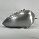Sporty Frisco P Nut Peanut Wassell Style Motorcycle Custom Gas Tank MID Tunnel - Early Bayonet Cam Style Bung for Gas Cap - Steel - 1.8 Gallon - Harley Sportster Chopper Bobber Cafe Racer Fuel Cell