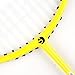 Senston - 2 Player Badminton Racket Set Badminton Racquets with Shuttlecocks - Including 2 Rackets White Yellow