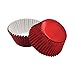 Warmparty Foil Baking Cups Cupcake Wrappers Muffin Liners, Standard, 200 Count (Red)