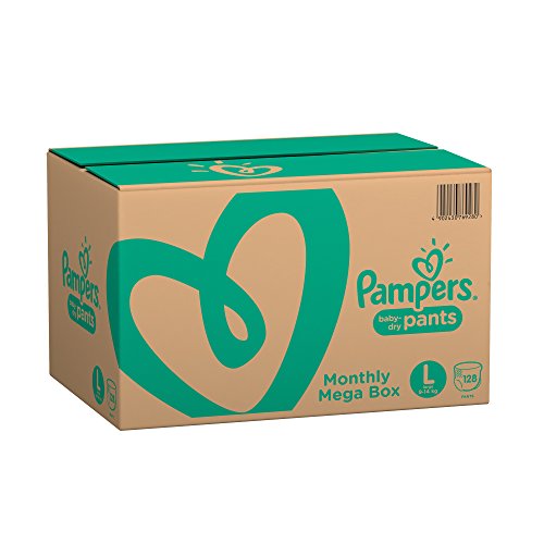 pampers pants large 128