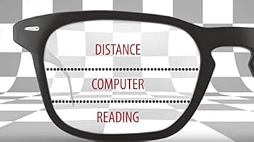 reading glasses clear on top no line